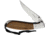 Fox Pheasant Linerlock Folding Knife, 3.5 satin finish 12C27 Sandvik stainless clip poi, Bocote wood handle, 01FX164