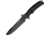 Fox Predator Spetsnaz Fixed Blade Knife,12in,N690Co Cobalt Vanadium Stainless Blade,Black Forprene Handle FOXG4B