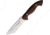 Fox Retribution Scout Knife, 5.13 satin finish Bohler N690 stainless blade, Ziricote wood handle, 02FX153