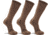 Fox River Tactical Boot Lightweight Mid-Calf Military Sock Bundle - Mens, 3 per Pack, Coyote Brown, Large, 181200