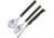 Fox Tableware Camp Set Camo, Green polypropylene handle, 09FX023