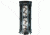 FoxFury Nomad Transformer Portable 360 Degree Scene Light,16,000 Lumens,Black 200-1200