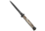 Frank Beltrame 11 Italian Stiletto Bayonet Automatic Folding Knife, 5.00in, Stainless Steel, Bayonet Blade, Stag, Brown Handle, Brown/Black, 11.00 inch, BHQ-72049
