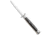 Frank Beltrame 11 Italian Stiletto Swinguard Automatic Folding Knife, 5.00in, Stainless Steel, Bayonet Blade, Horn, Black Handle, Satin Bayonet, Black/Steel, 11.00 inch, BHQ-105617