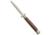 Frank Beltrame 11 Italian Stiletto Swinguard Gold Plated Automatic Folding Knife, 5.00in, Stainless Steel, Dagger Blade, Snakewood, Brown Handle, Brown/Gold, 11.00 inch, BHQ-51926