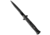 Frank Beltrame 9 Tactical Midnight Italian Stiletto Automatic Folding Knife, 4.00in, Stainless Steel, Spear Point Blade, Polymer, Black Handle, Black/Black, 9.00 inch, BHQ-50914