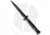 Frank Beltrame 9 Italian Stiletto Automatic Folding Knife, 4.00in, Stainless Steel, Bayonet Blade, Acrylic, Black Handle, Standard, Black/Black, 9.00 inch, BHQ-50918