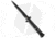 Frank Beltrame 9 Italian Stiletto Automatic Folding Knife, 4.00in, Stainless Steel, Spear Point Blade, Acrylic, Black Handle, Black/Black, 8.75 inch, BHQ-50921