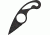 Fred Perrin La Griffe Carbone Fixed Blade Knife,1.75in,Drop Point Blade,Skeletonized Handle FRDGC