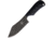 Fred Perrin Le Baby Bowie Knife, 4 black stonewash finish 440C stainless clip poin, Black sculpted G10 handle, FP1903