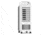 Frigidaire 2-in-1 Personal Evaporative Air Cooler and Fan, Cools 100 sq ft, White, White, EC100WF