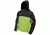 Frogg Toggs Road Toad Rain Jacket, Lime &amp; Black 2-Tone w/ Silver, LG FT63132-148LG