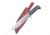 Frost Bowie Chipaway Knife, 9 satin finish stainless clip point blade, Black pakkawood handle, CW-320BPW