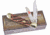 Frost Bulldog Copperhead Brindle Folding Knife,Clip and Pen,Wormgroove Brindle,Bone Handle FBDG027BRBN