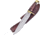 Frost Chipaway Shoshone Bowie Fixed Blade Knife, 7.25in, Stainless Steel, Standard Edge, Satin, Bone Handle FCW3333BKB