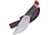 Frost Cochise Spirit Bowie Fixed Blade Knife, 4in, Stainless Steel, Standard Edge, Satin, Wood and Bone Handle FCW356