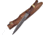 Frost Dagger Rosewood Knife, 7 Damascus steel dagger blade, Rosewood handle with white bone onlay, VFD-33RWSB
