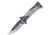 Frost Embossed Ice Folding Knife, 5in Closed, 3.75in, Satin Stainless Blade, Cracked Ice Resin Handle, BKH-104CI