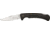 Frost Folding Hunter Folding Knife, 3.375in, Mirror Polished Stainless Clip Blade, Black Texturized Rubberized Handle FSW127RUB
