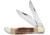 Frost Folding Hunter Second Cut Folding Knife, Mirror SS Clip And Skinner Blades, Second Cut Bone Handle, WT069SC
