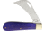 Frost Hawkeye Purple Smooth Bone Folding Knife,3in,Purple,Smooth Bone Handle F14441PSB