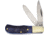 Frost Jim Bowie Trapper Blue Pk Bone Folding Knife, Mirror SS Clip/ Spey Blades, Blue Pick Bone Handle, Nickel Silver Bolster, blue, 14-100BLPB