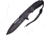 Frost Linerlock A/O Black Folding Knife,3.75in,3Cr13 Stainless Steel,Standard Edge,Black Handle FTX940