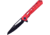 Frost A/O 3Cr13 Folding Knife, 4.75in Closed, 3.75in Black Coated 3Cr13 Stainless Blade, Red Aluminum Handle, TX-57R