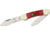 Frost Little Canoe Folding Knife,Stainless Spear and Pen Blade, Rocky Mountain Red Bone Handle FWTCP091CAR