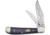 Frost Locking Copperhead Buffalo Bulldog Folding Knife, Mirror SS Clip/Pen Blades, Buffalo Horn Handle, Nickel Silver Bolster, BDG-104CBH