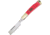 Frost One Arm Razor, 3.75in Closed, Satin Stainless Razor Blade, Red Jigged Bone Handle, SW-034DRCS