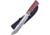 Frost Pakkawood Bowie Knife, 12.5in Overall, 9in, Satin Sawback 3Cr13 SS Blade, Brown Pakkawood Handle, Nylon Sheath, SHP-155PW