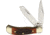Frost Parker-Frost Baby Saddlehorn Folding Knife,Clip and Spey,Brown,Jigged Bone Handle FPF191BRJB