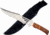 Frost Rail Ryder Bowie Knife, 15.5in Overall, 9.75in, Satin Finish Stainless Blade, Brown Pakkawood Handle, Nylon Sheath, TDH242-155
