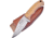 Frost Skinner Olive Wood Knife, Chipaway, 6in Overall, 2.75in Satin SS Clip Point Blade, Olive Wood Handle, Brown Leather Sheath, CW-018OW