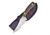 Frost Skinner Stag Bone Resin Knife, Ocee River, 7in Overall, 3.25in Satin SS Clip Point Blade, Imitation Stag Handle, Black Nylon Sheath, OC-534SBR