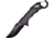 Frost Sky Walker Linerlock A/O Folding Knife, 4 black finish stainless blade, Black G10 handle, FC-93G10