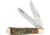 Frost Steel Warrior Trapper Ram Folding Knife,Stainless Steel,Standard Edge,Clip and Spey,Mirror Polish,Ram Horn Handle FSW108RH