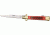 Frost Stiletto Dark Red Folding Knife, 3.875in, Single Edge Blade, Dark Red Jigged Bone Handle FSW185DRJ