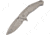 Frost Tac Xtreme Framelock A/O Folding Knife,3.25in,3Cr13 Stainless Steel,Standard Edge,Stainless Handle FTX096