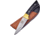 Frost The Snook Skinner Fixed Blade Knife, 3in, Stainless Steel, Standard Edge, Satin, Buffalo Horn Handle FCW985BH