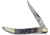 Frost Toothpick 20th Annversary Folding Knife, Satin finish stainless long clip blade, Gray pick bone handle, CW-109GY/20
