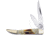 Frost Toothpick Second Cut Bone Crowing Rooster Folding Knife, Second cut bone handle, CR-973SC