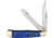 Frost Trapper Folding Knife, Blue smooth bone handle, BKH-108BLSB
