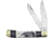 Frost Trapper Folding Knife, Buffalo horn and white smooth bone handle with eag, SW-108BHSB/E