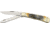 Frost Trapper Folding Knife,Stainless Clip and Spey Blade, Mojave Bone Handle FMB108MB