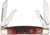Frost Whitetail Congress Red Pick Folding Knife,Red,Pick Bone Handle FWT6682RPB