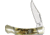 Frost Whitetail Warrior Lockback Folding Knife,2.5in,Stainless Steel,Standard Edge,Mirror Polish,Stag Bone Handle FWT547RMS