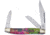 Frost Wrangler Steel Warrior Folding Knife, Multi-color glitter resin handle, SW-112RDN