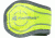 Fuel Belt Neon Flare Snap Band-Safety Yellow